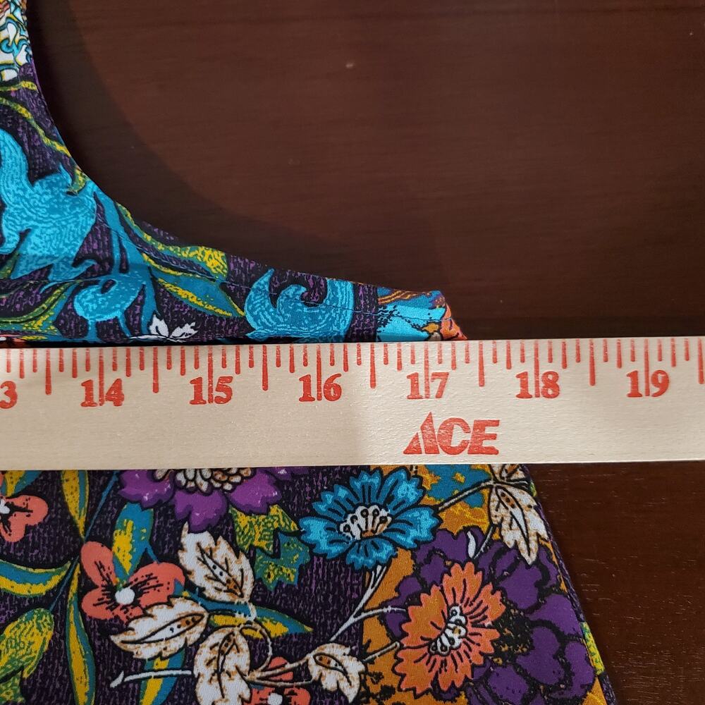 Vtg Eyeshadow Womens Y2K Patchwork Print Top Size S Paisley Floral Boho Hippie - Picture 8 of 9